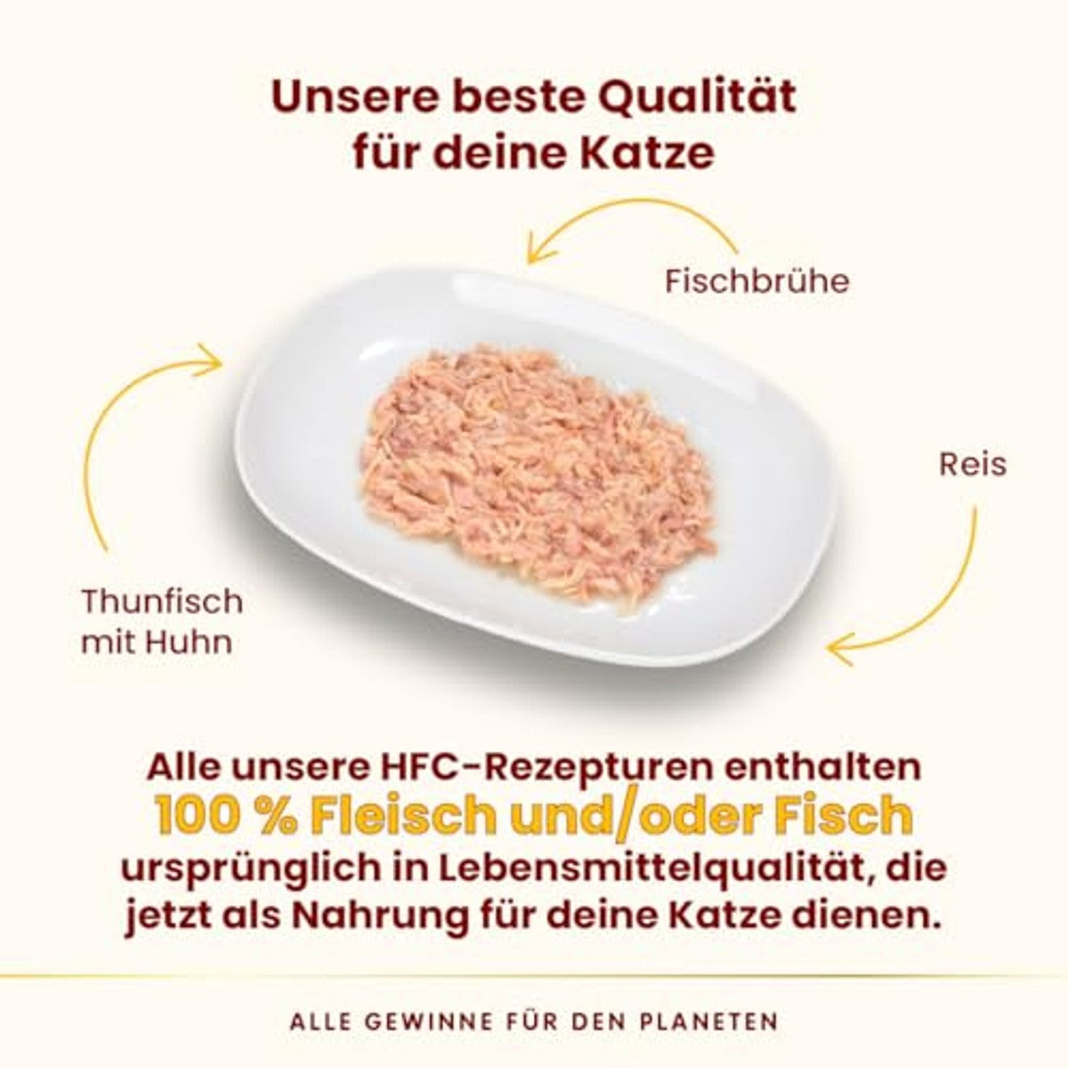 Almo Nature HFC Natural Natvoer voor volwassenen en katten, tonijn en kip, 280 g, verpakking van 12 stuks – almo nature