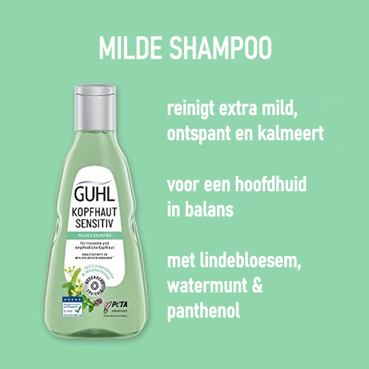 Guhl Hoofdhuid Sensitive Shampoo 3 x 50 ml - Voordeelverpakking – foto 4