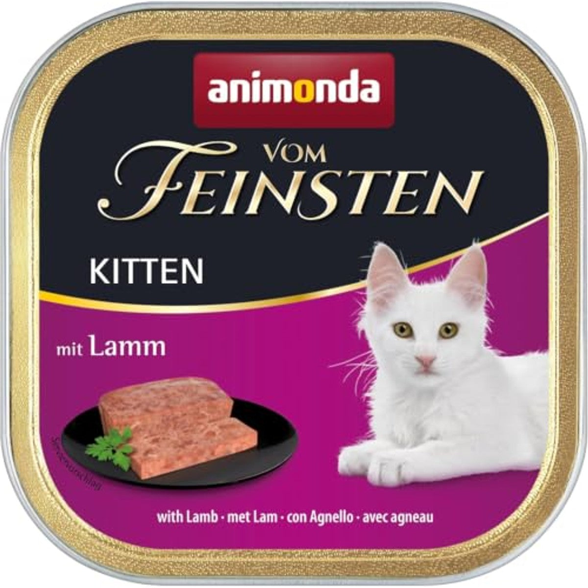 animonda Vom Feinsten Kitten natvoer kattenvoer diversiteit 32 x 100 g - 6-pack