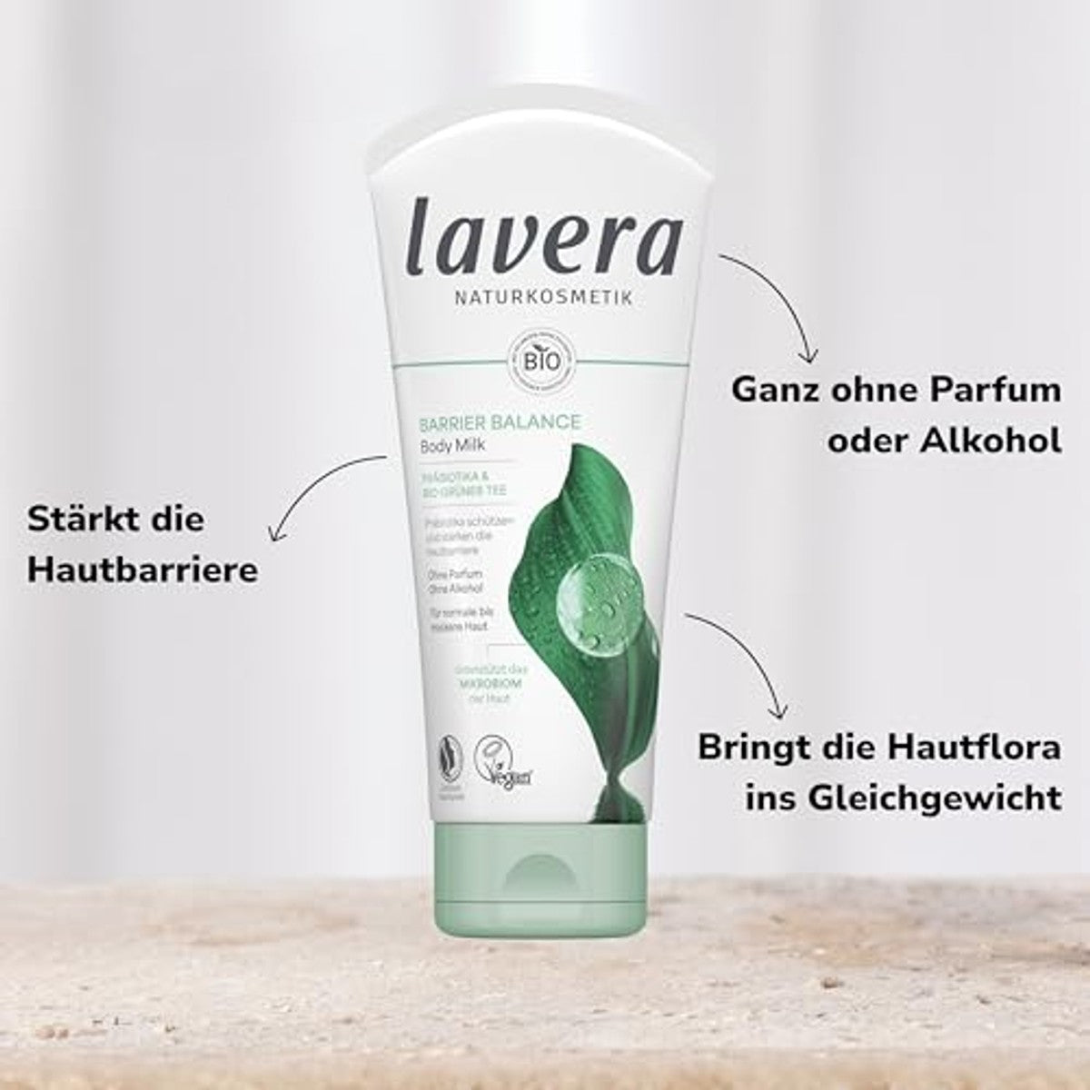 lavera Barrier Balance Body Milk 3 x 200 ml - Voordeelverpakking – foto 4