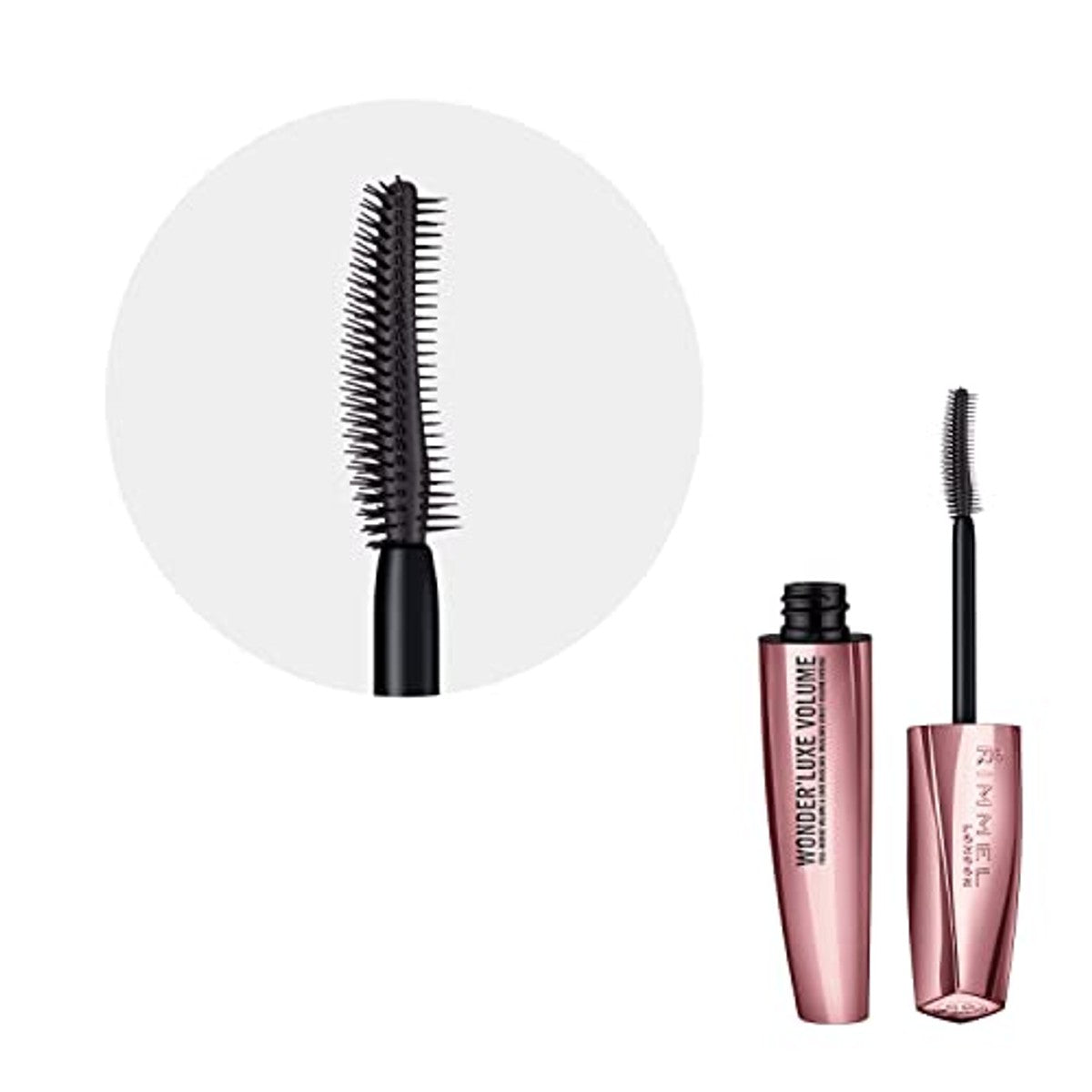 Rimmel London Wonderfull Luxe Masc Black Mascara 11 ml - 3 stuks