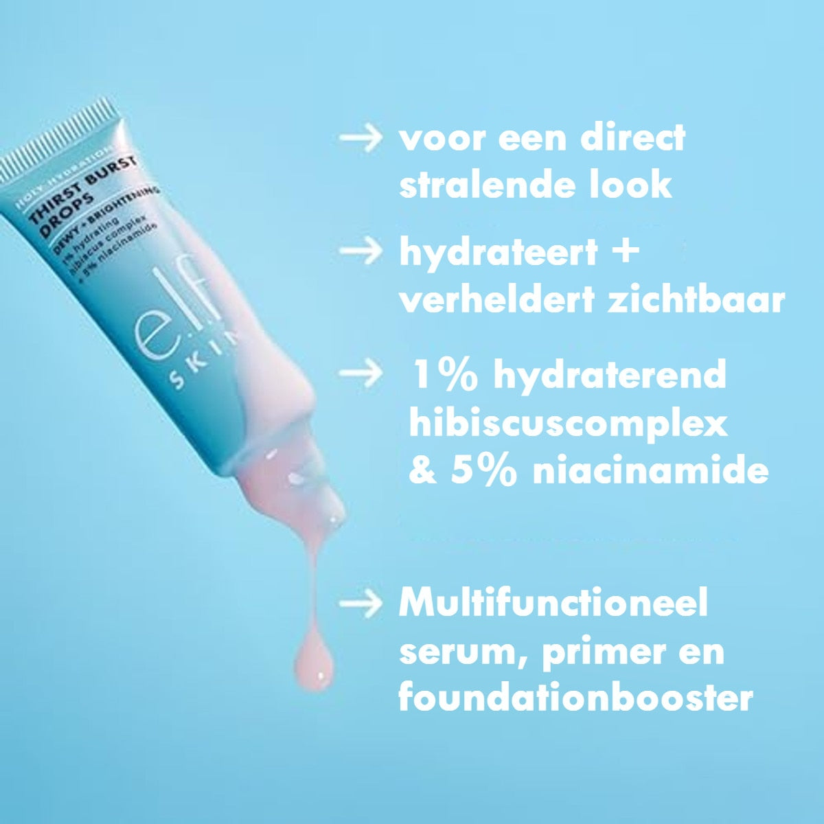 e.l.f. Skin Holy Hydration! Thirst Burst Drops Mini 6 stuks – foto 4