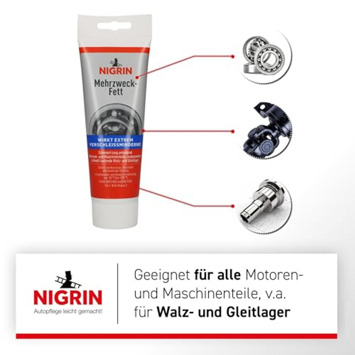 NIGRIN 74145 Multifunctioneel vet tube 250 ml – NIGRIN