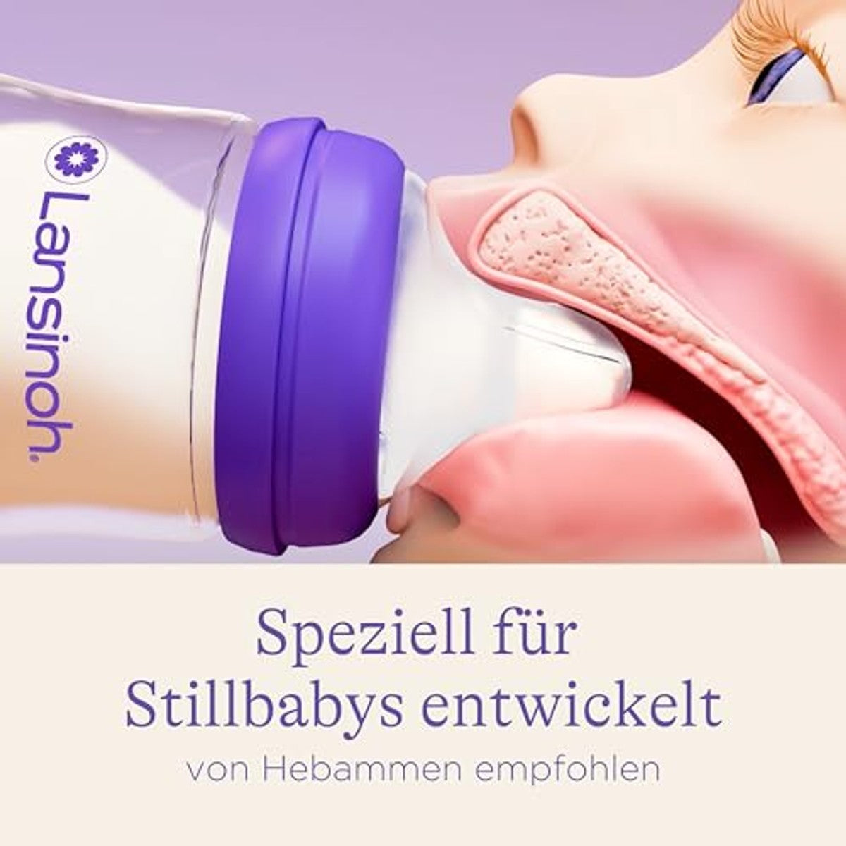 Lansinoh NaturalWave Zuiger M Medium Melkstroom 2 stuks - 6-pack