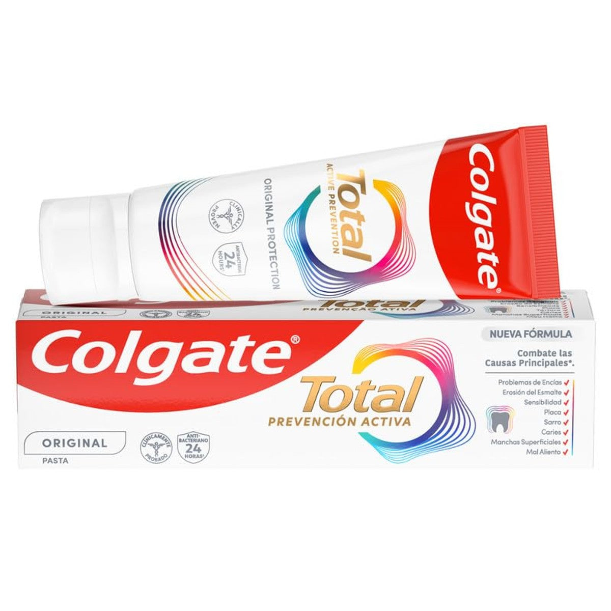 Colgate Total Actieve tandpasta 3 x 75 ml - Voordeelverpakking