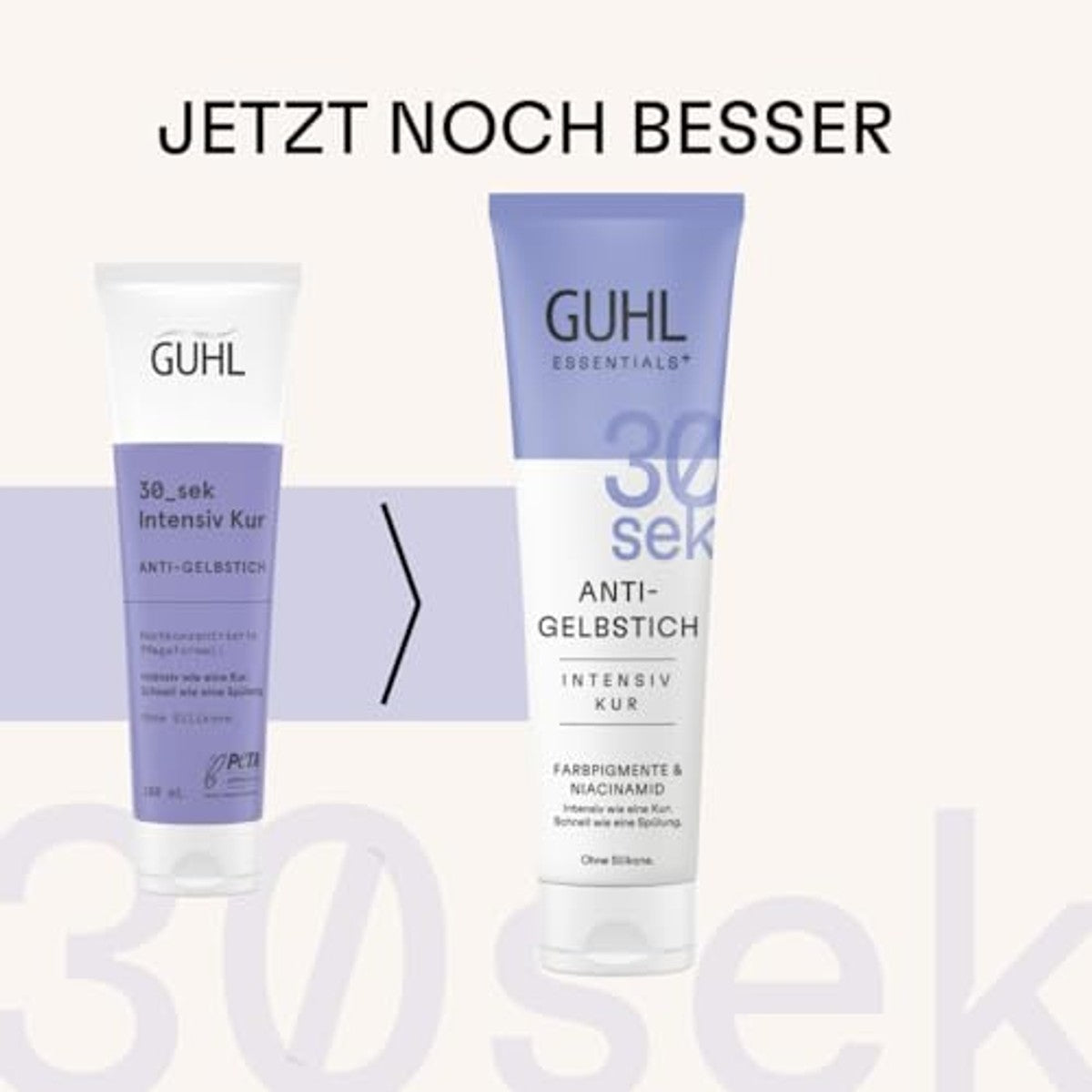 Guhl 30 Sek Intensieve Kuur Anti-Geelheid 3 x 100 ml - Voordeelverpakking