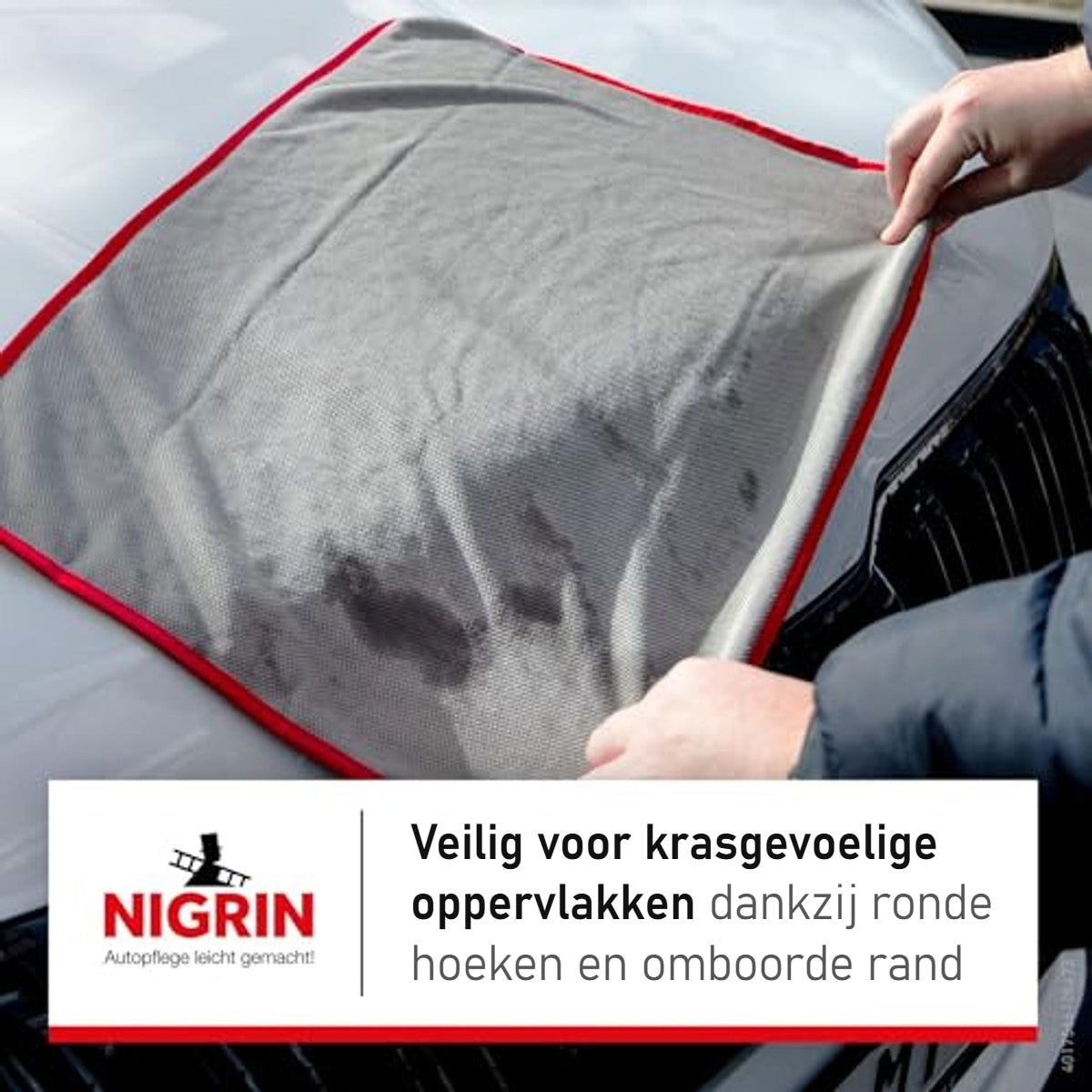NIGRIN Microvezel droogdoeken Duo Pack XL 60 x 40 cm, 2 stuks – foto 4