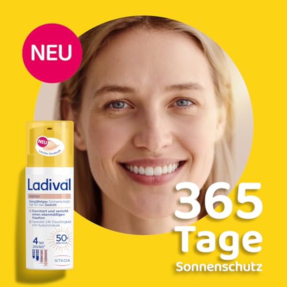 Ladival Getinte zonnecrème gezicht SPF 50+ 3 x 50 ml - Voordeelverpakking