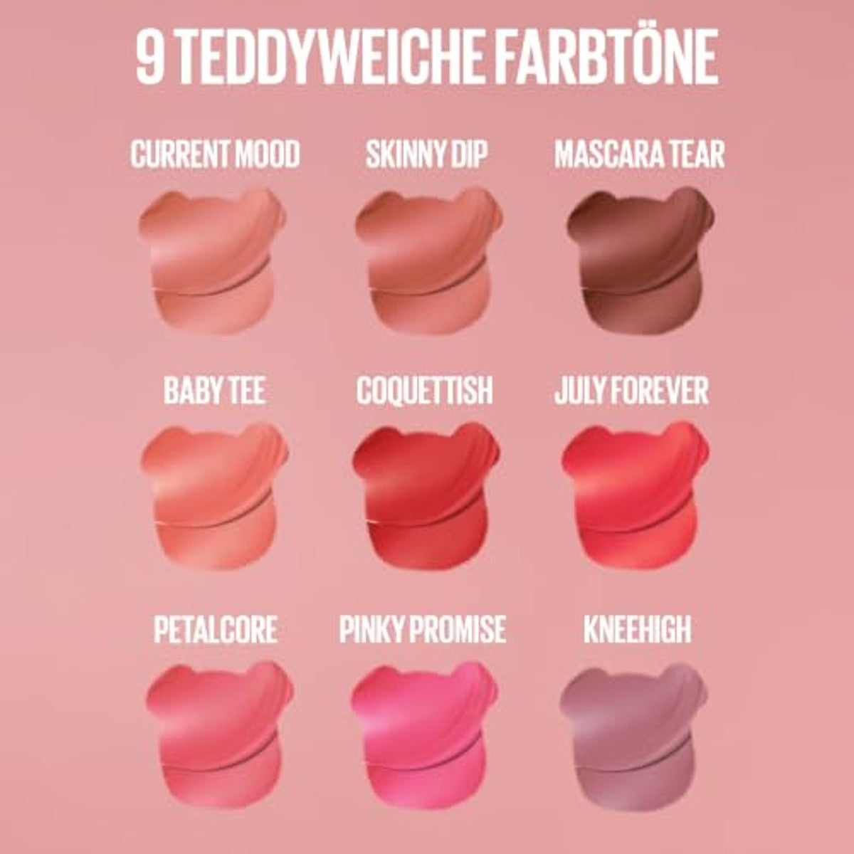 Maybelline New York Superstay Teddy (Tint) Lippenstift, voor zachte, matte lippen, extra langdurige kleur, zachte afwerking, comfortabel zonder afgeven, kleur: 15 Skinnydip, Superstay – MAYBELLINE