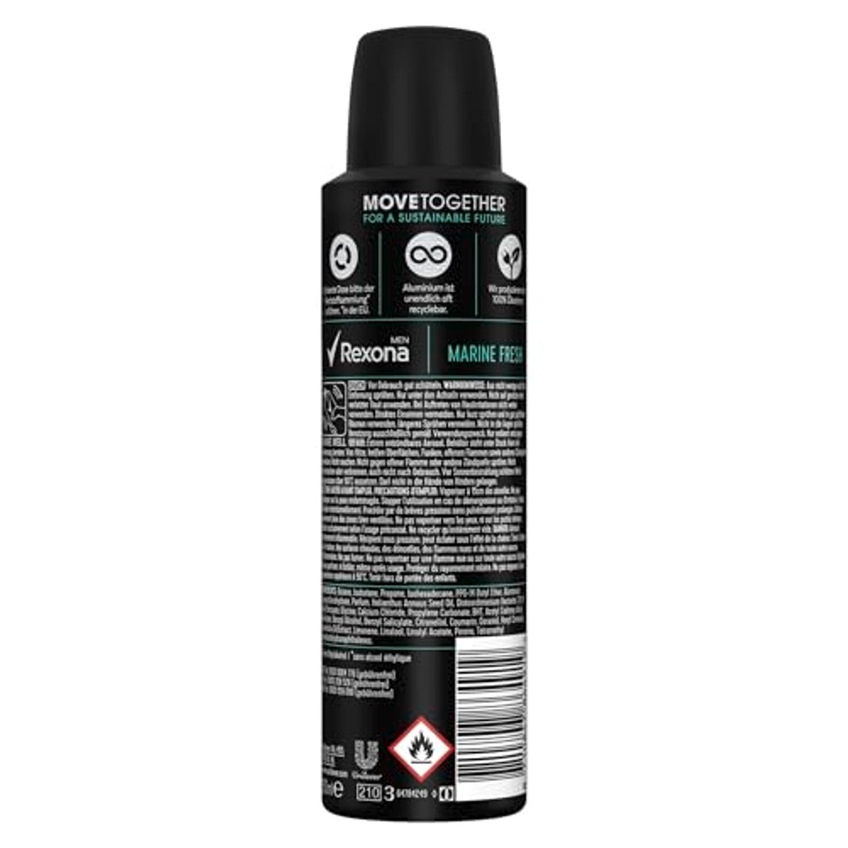 Rexona Men Marine Fresh Deospray 6 x 150 ml - Voordeelverpakking