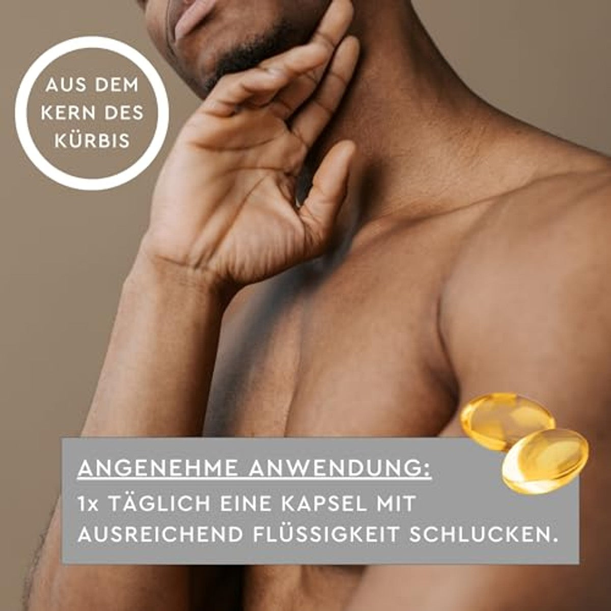 Sunlife Pompoenpitoliecapsules met Vitamine E 50 stuks - 3-pack