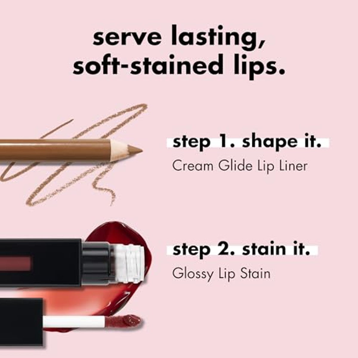 e.l.f. Glossy Lip Stain Polished Peach 2 stuks - 6 stuks