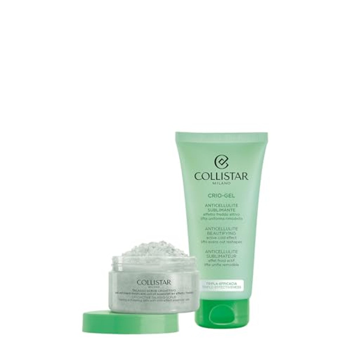 Collistar Crio-Gel Anti-Cellulitis 175 ml + Talasso-Scrub 150 g Cadeauset - 3-pack
