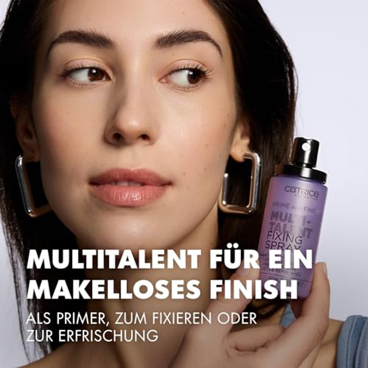 CATRICE Prime And Fine Multitalent Fixing Spray – als primer, voor fixeren of voor verfrissing – licht, sneldrogend en transparant – make-up veganistisch & langdurig – 50 ml – Catrice Cosmetics