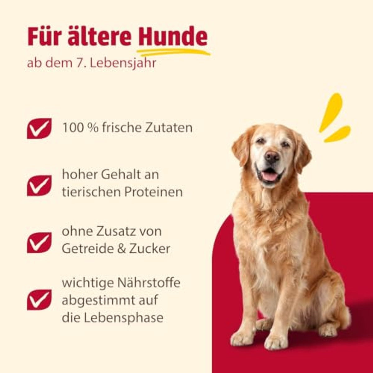 Animonda Grancarno Senior natvoer hondenvoer rundvlees + lam 6 x 800 g - 3-pack