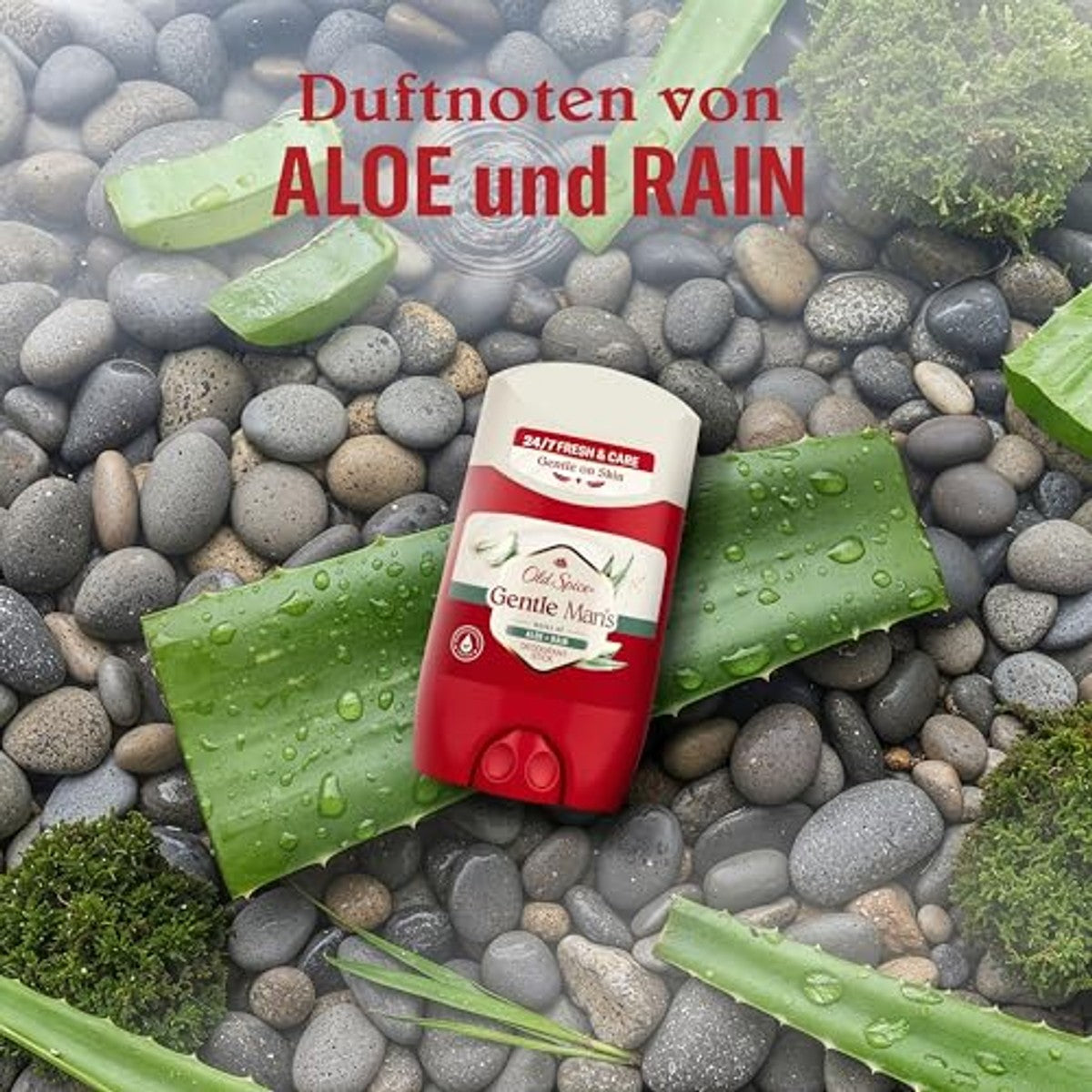 Old Spice Gentle Man's Aloë + Rain Deostick 6 x 50 ml - Voordeelverpakking