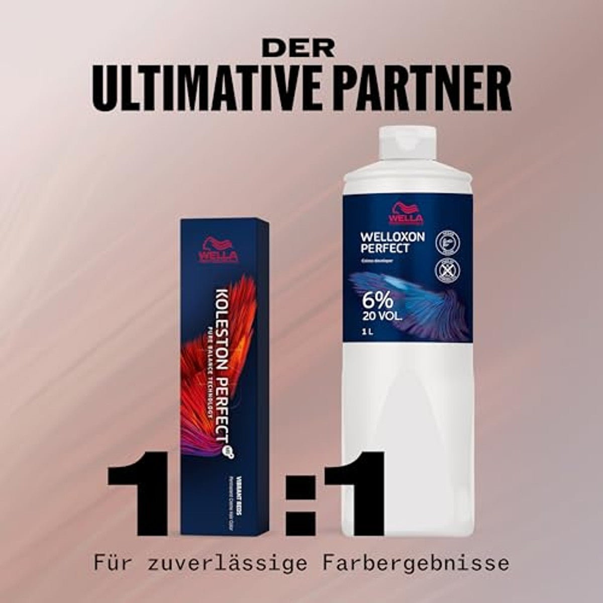 Wella Professionals Koleston Perfect Vibrant Reds 7/47 3 x 60 ml - Voordeelverpakking