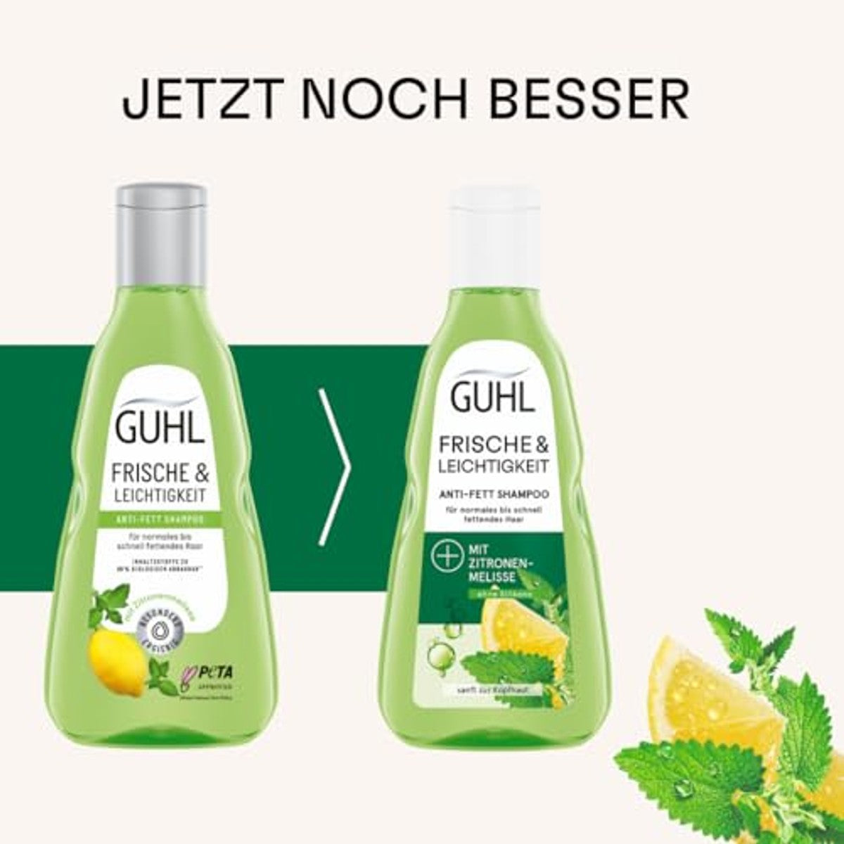 Guhl Frisse & lichtheid anti-vet shampoo 4 x 250 ml – Guhl
