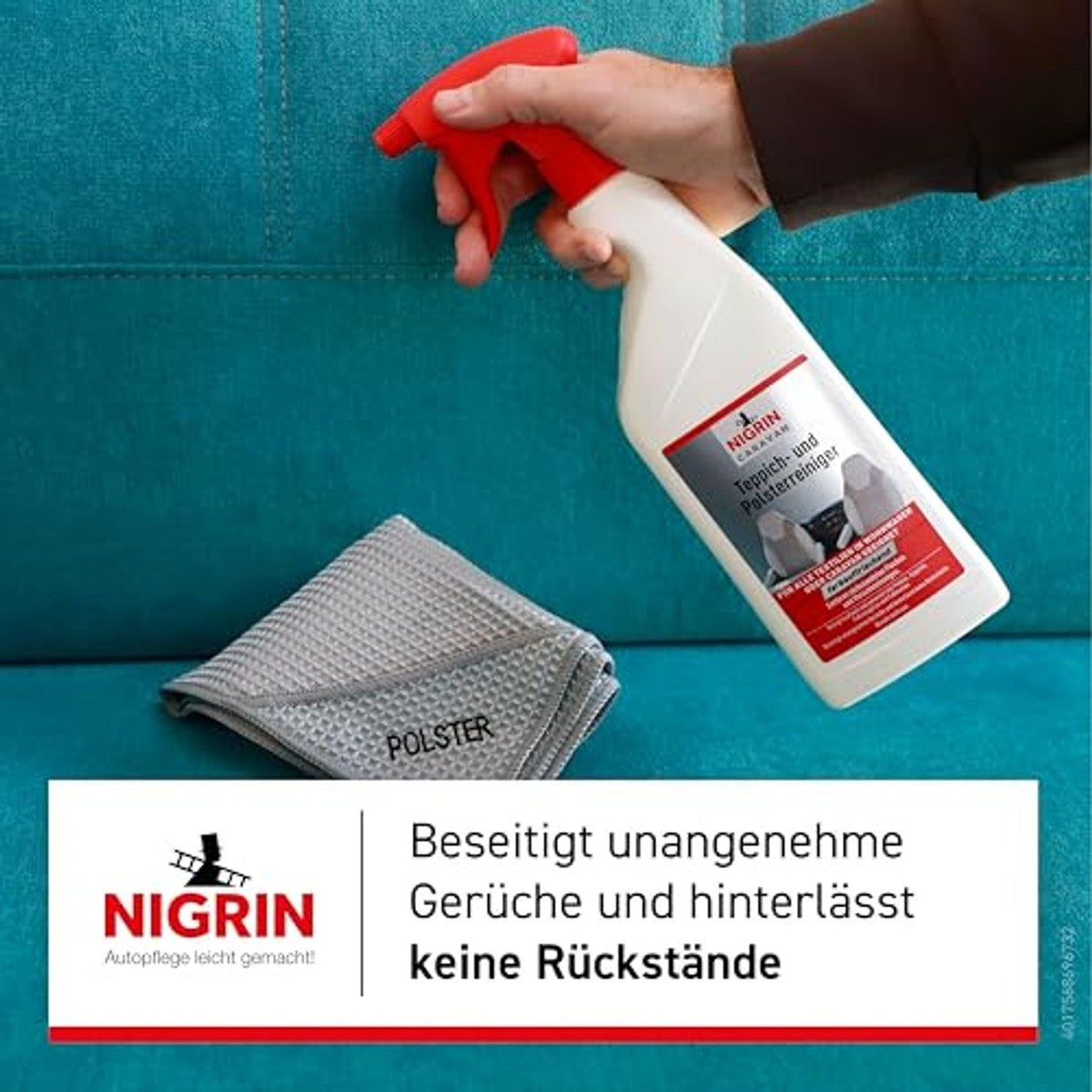 NIGRIN Caravan tapijt- en stofferingreiniger 3 x 0,75 liter - Voordeelverpakking