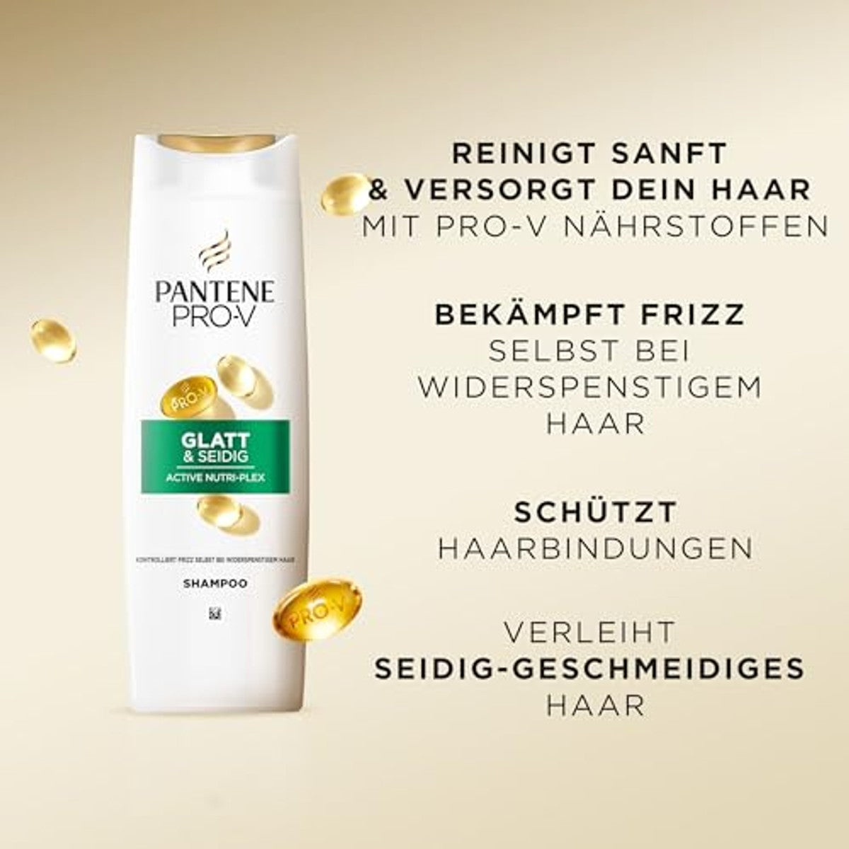 Pantene Pro-V Smooth & Silky Shampoo 6 x 500 ml - Voordeelverpakking