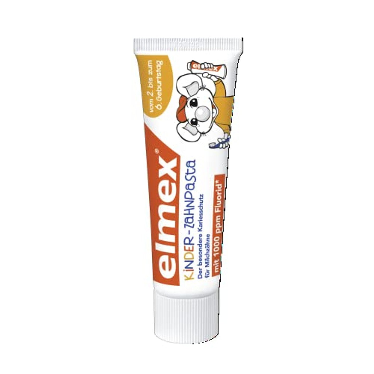 Elmex Kinderset tandpasta en 6 tandenborstels 3 x 50 ml - Voordeelverpakking