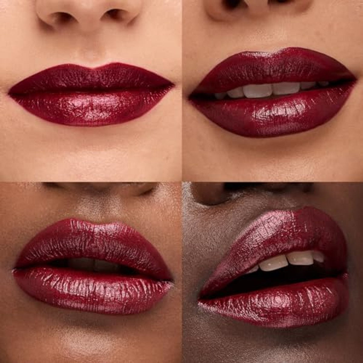 Kiko Milano Metal Liquid Lip Colour Kleur 06 Bordeaux - 3-pack