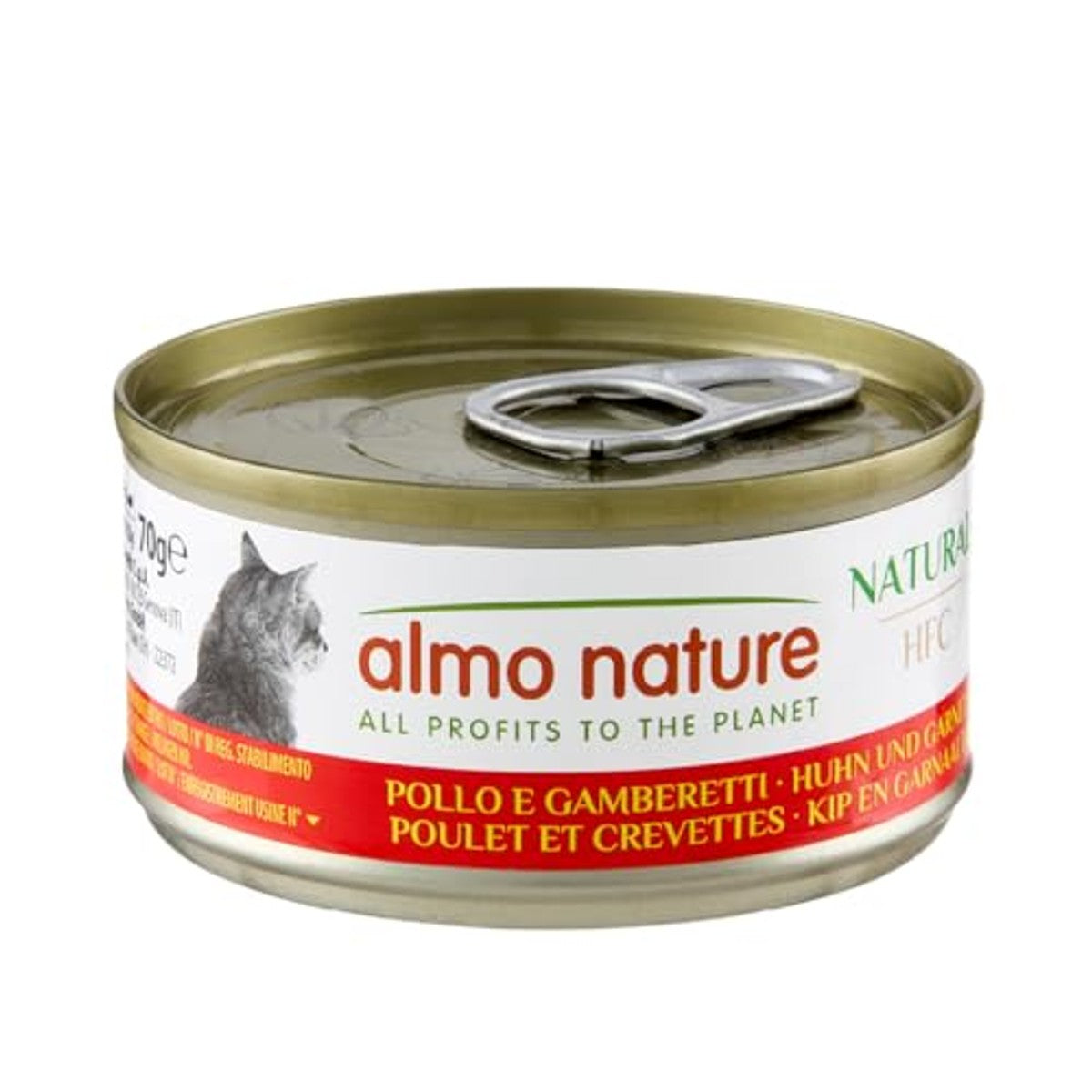 Almo Nature HFC Natural Natvoer Kat Gesorteerd Kip 6 x 70 g - 3-pack