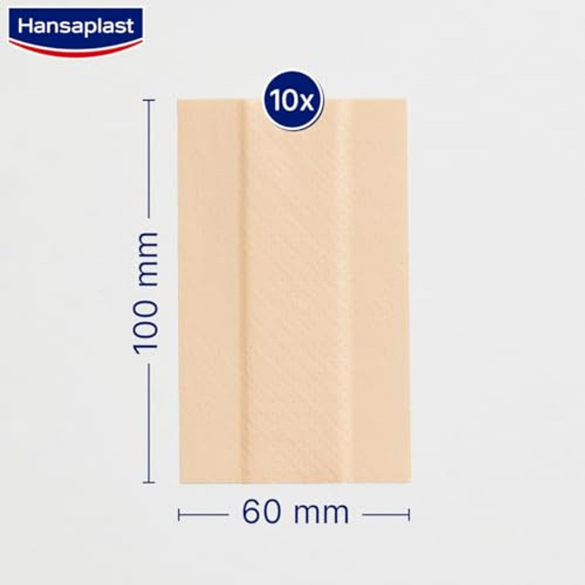 Hansaplast Universele pleister 1 m x 6 cm - 6-pack