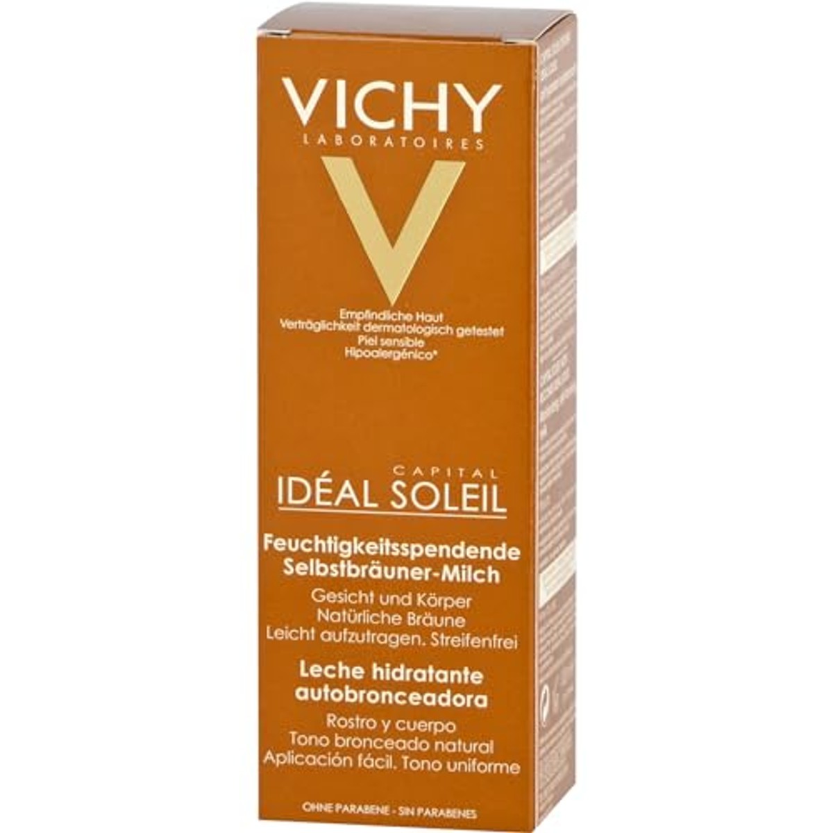 Vichy Capital Soleil Zelfbruinende Melk voor Gezicht en Lichaam 100 ml - 3-pack
