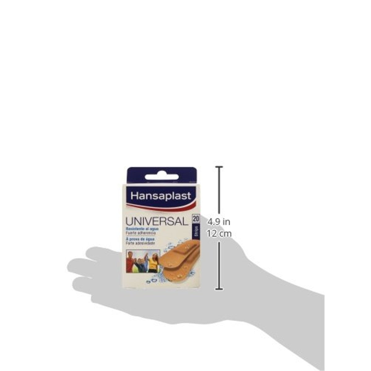 Hansaplast Universele strips 19 mm x 72 mm 3 x 20 stuks - Voordeelverpakking