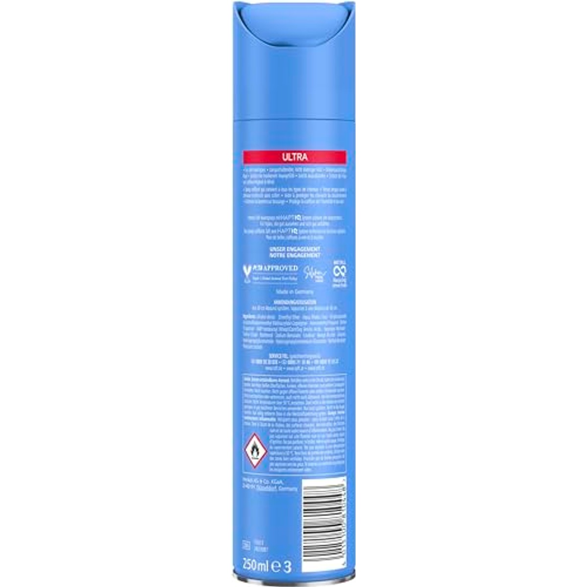 TAFT Haarlak Ultra 250 ml – TAFT