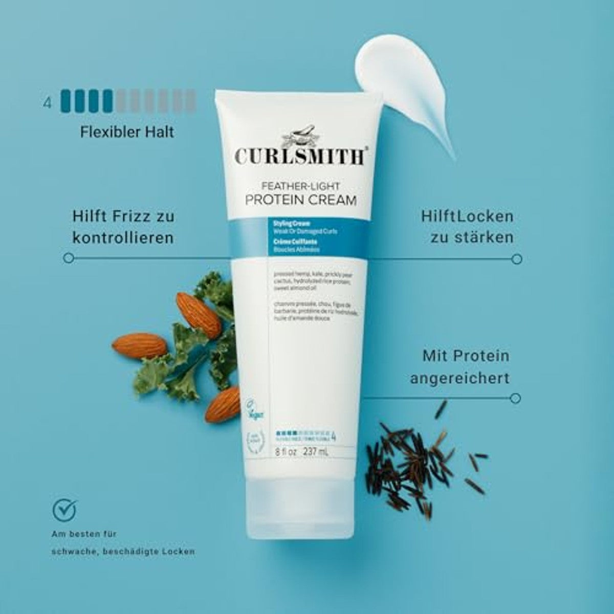 Curlsmith Feather Light Protein Cream - 6-pack
