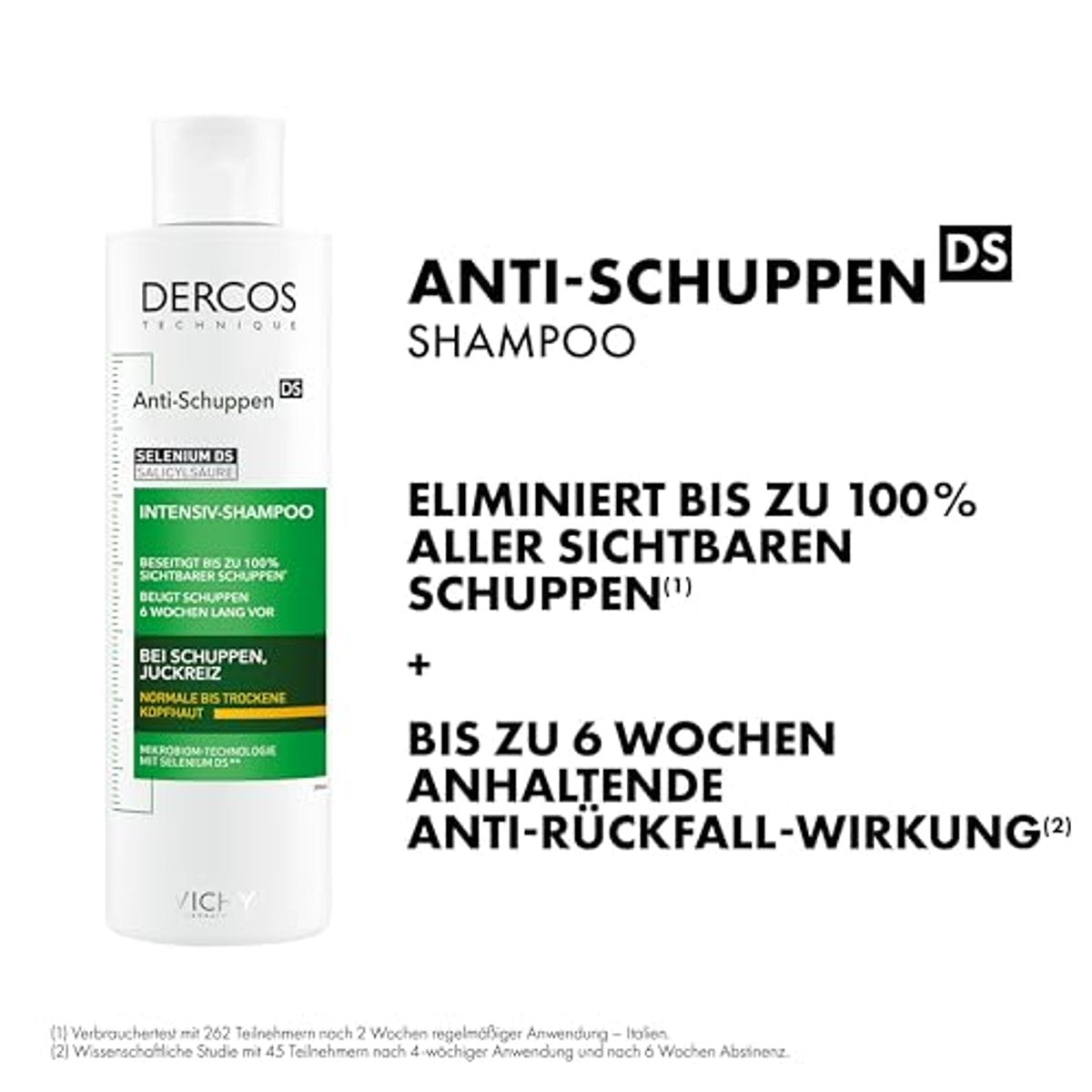Vichy Dercos Anti-roos Verzorgende Shampoo voor Droge Hoofdhuid 200 ml - 6-pack