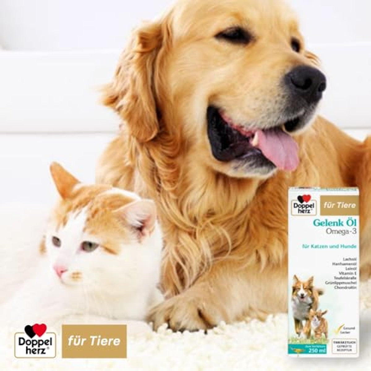 Doppelherz voor Dieren Gewrichtscomplex voor Katten 250 ml - 6-pack