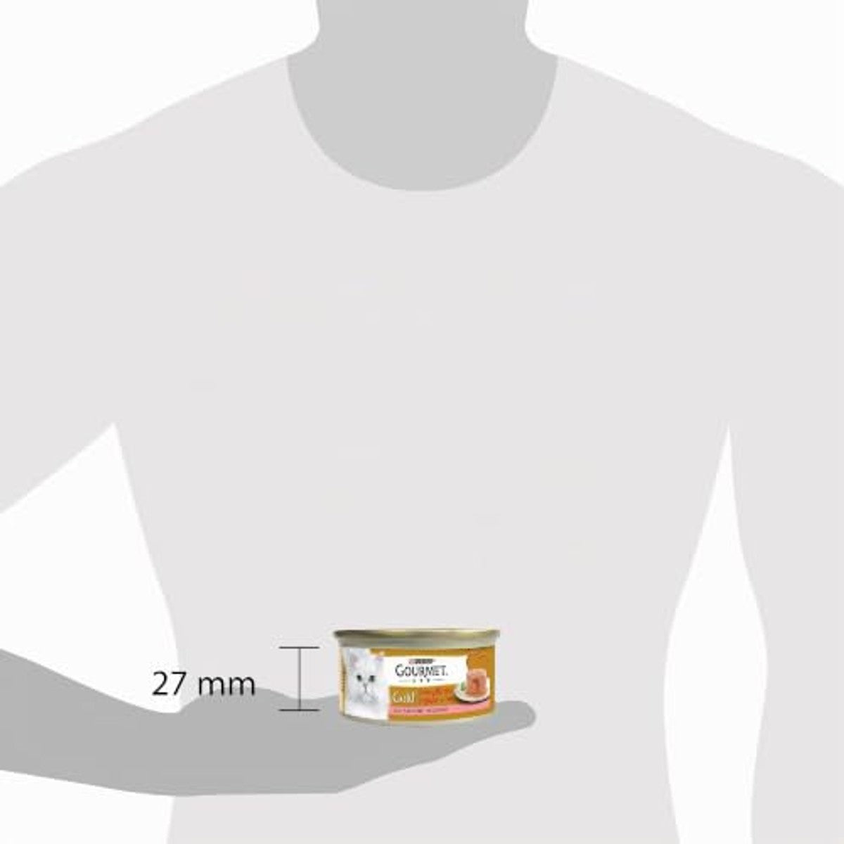 Purina Gourmet Gold Zachte Hartjes natvoer kattenvoer Zalm 24 x 85 g - 3-pack