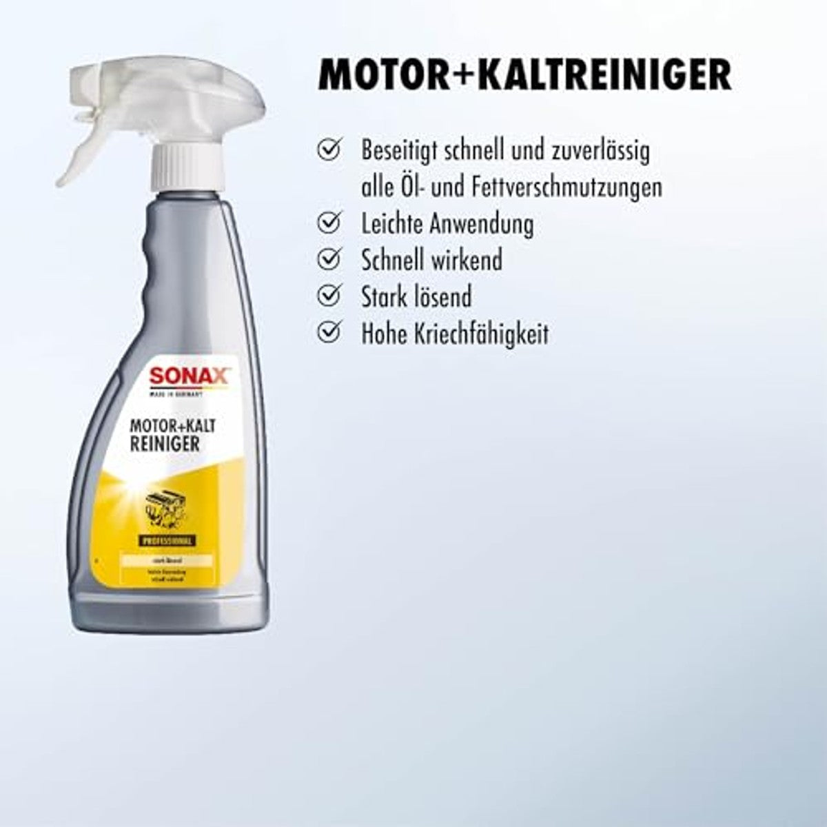 SONAX Motor- en koudreiniger 6 x 500 ml - Voordeelverpakking