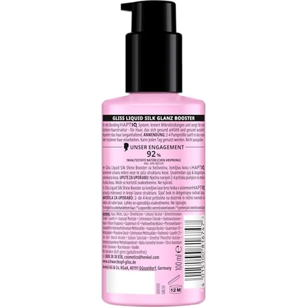 GLISS Glans Booster Haarserum 3 x 100 ml - Voordeelverpakking
