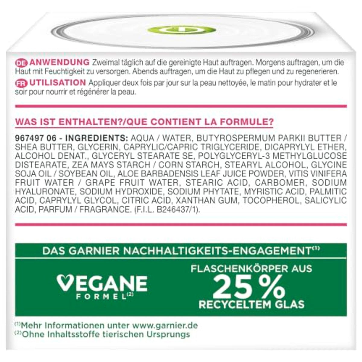 Garnier Hyaluron Barrier Repair Kalmerende Crème 50 ml – Garnier