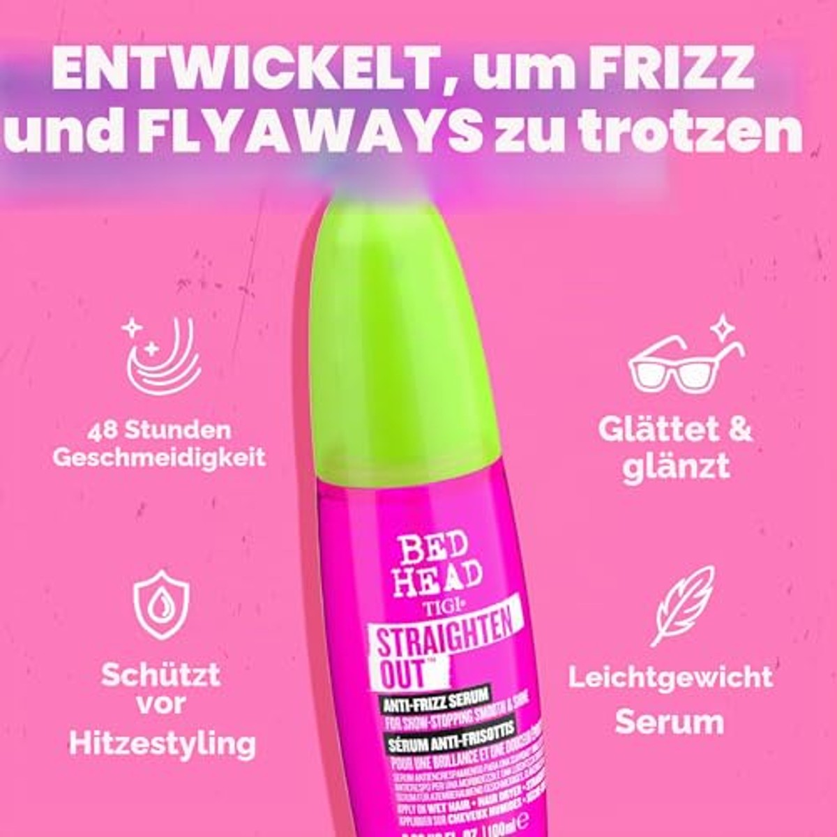 Bed Head by TIGI Straighten Out Anti-kroes haarserum, 100 ml – TIGI