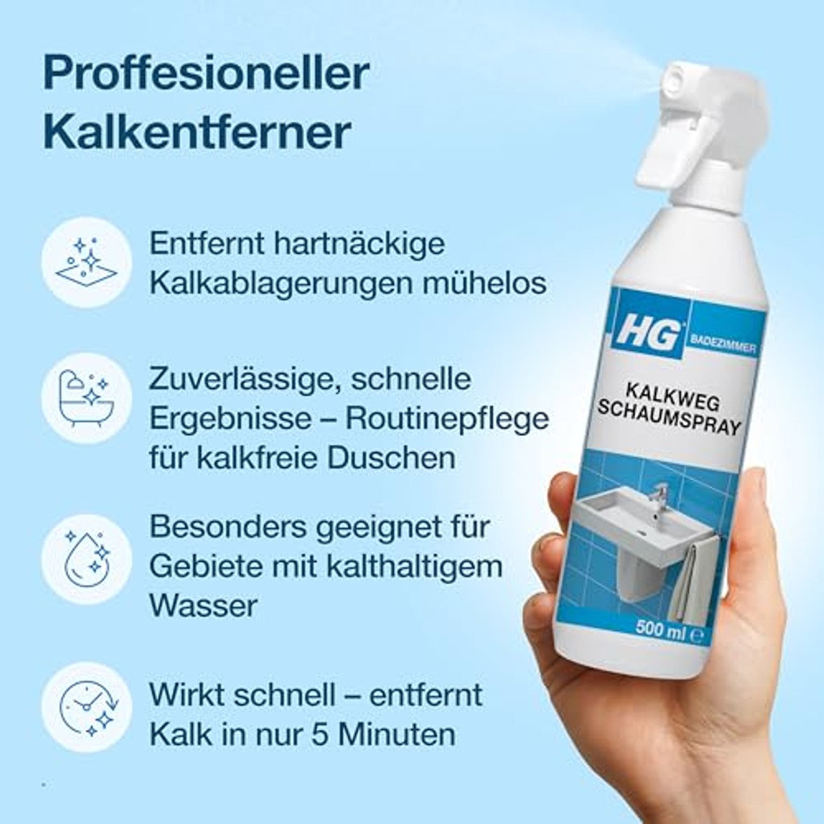 HG Kalkweg schuimspray 500 ml – HG