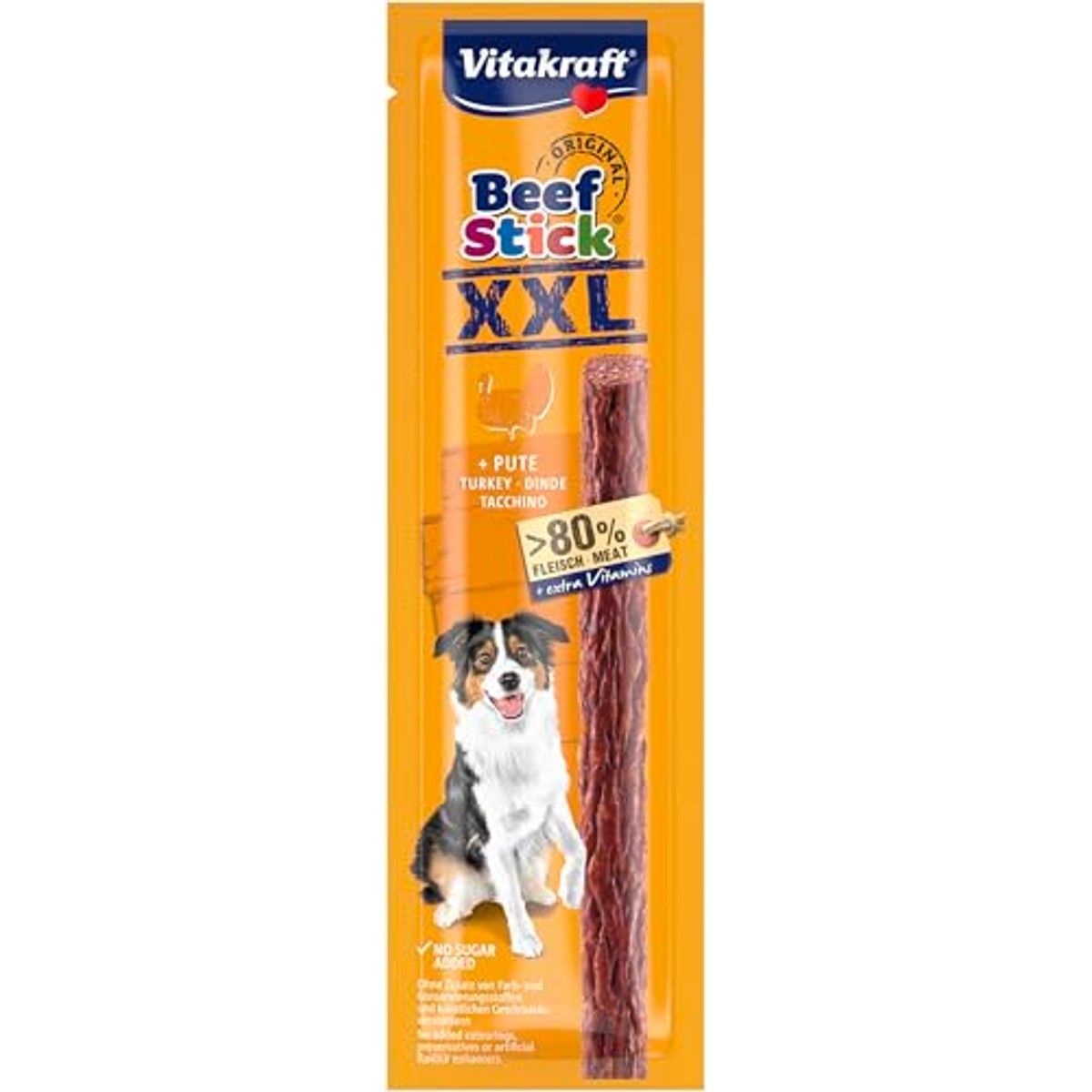Vitakraft Beef Stick XXL hondensnack kalkoen 15 x 30 g - 6-pack