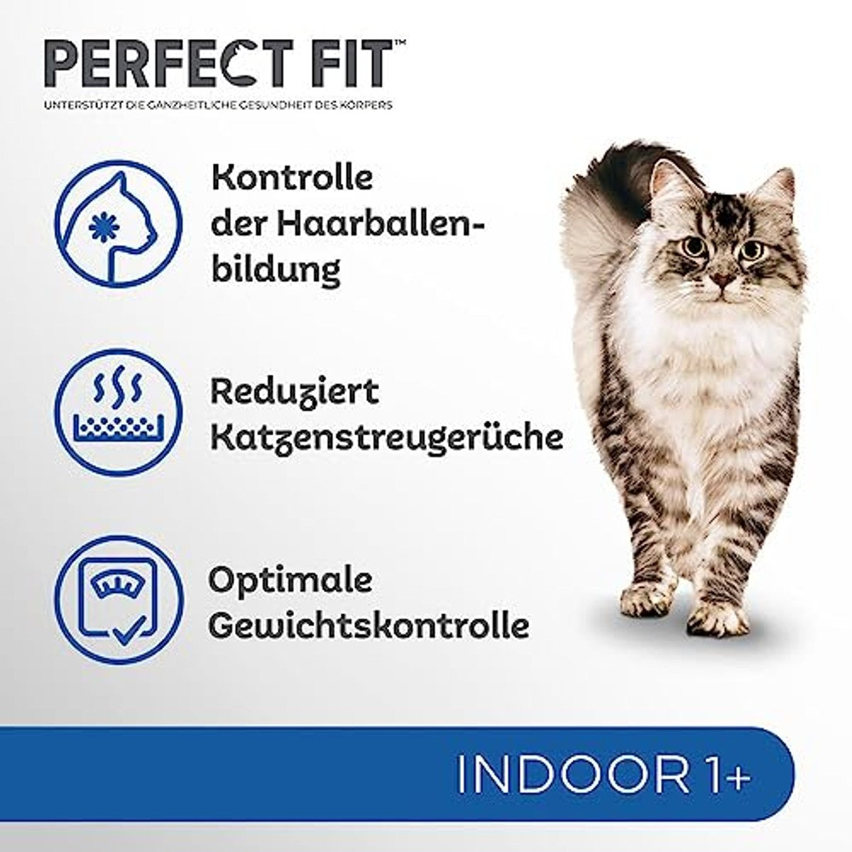 Perfect Fit Indoor Adult 1+ droogvoer kat Kip 7 kg - 3-pack