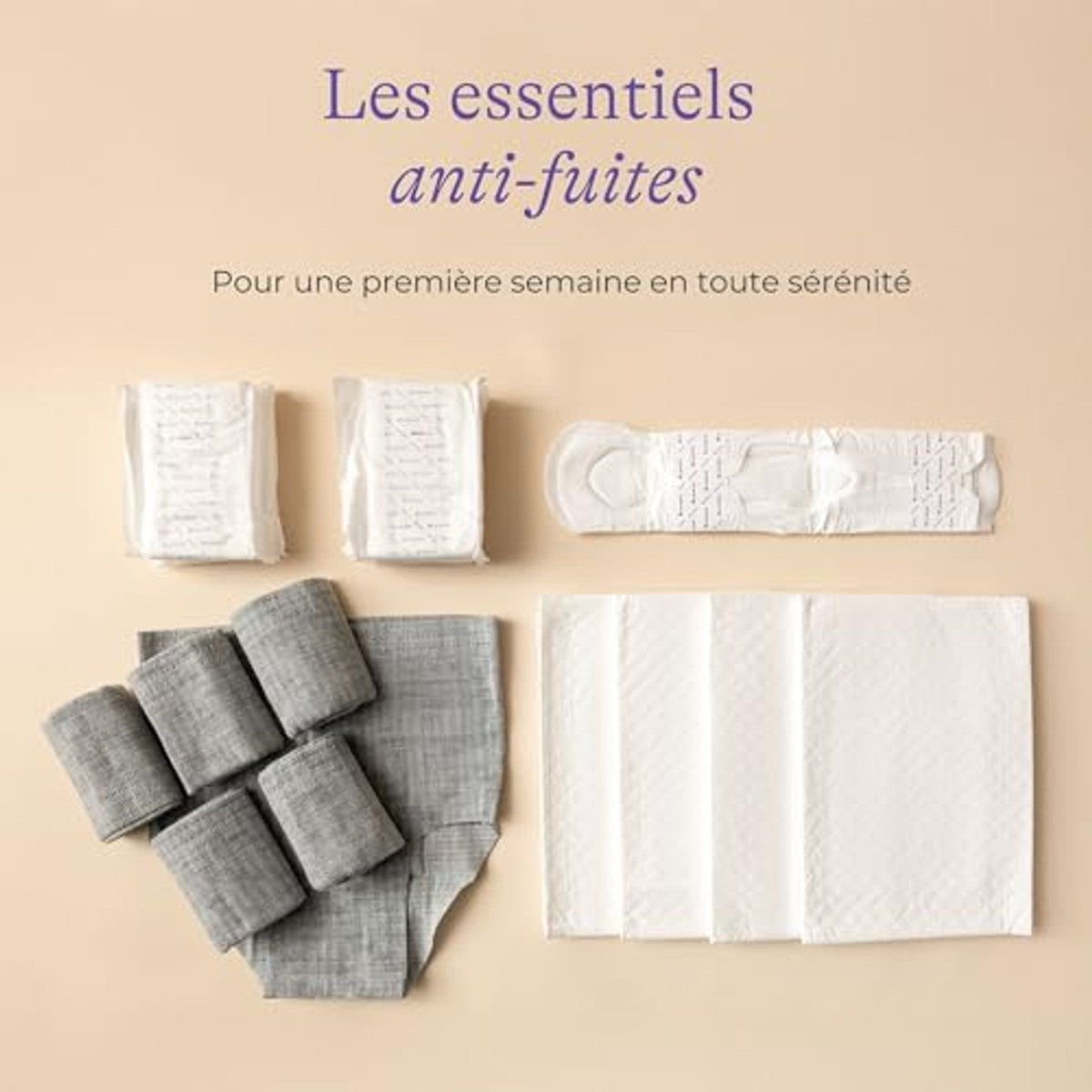 Lansinoh Postpartum Lekbeschermingsset voor het Kraambed - 3-pack