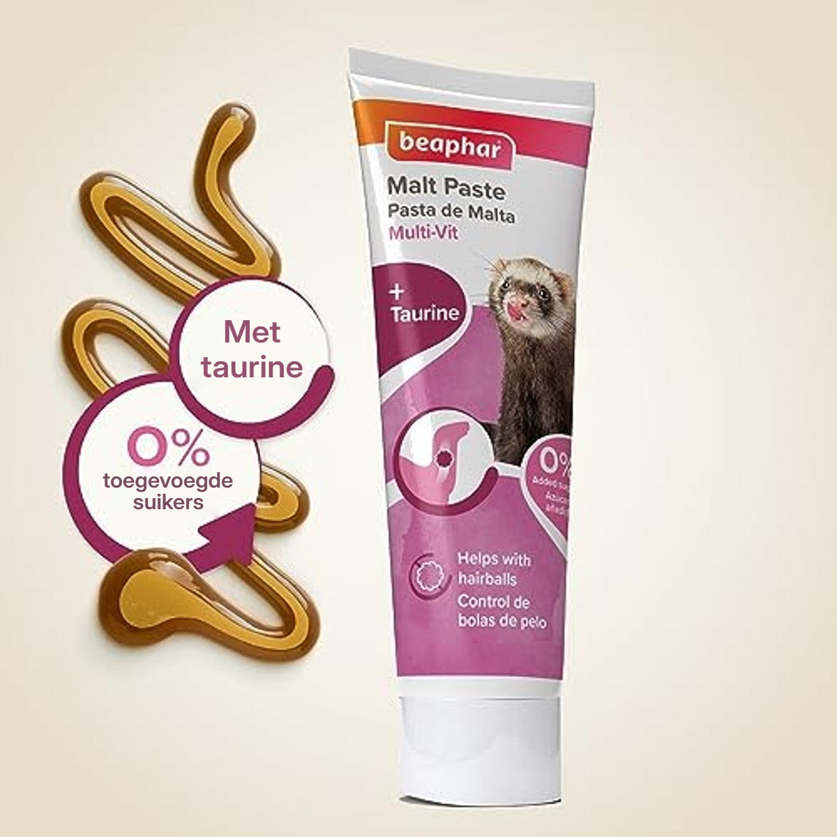 Beaphar Vitamine- en maltpasta voor fretten, 100 g – foto 4