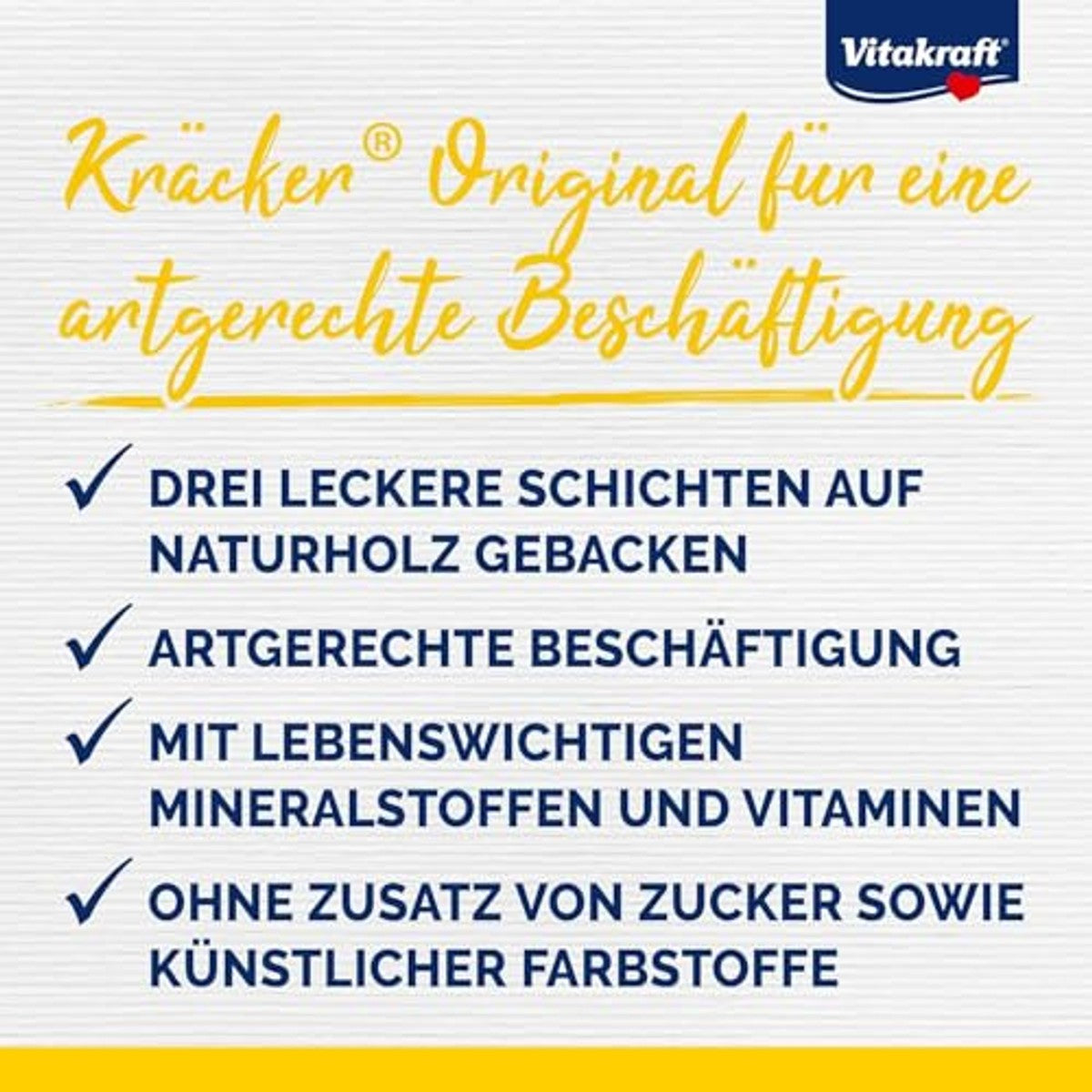 Vitakraft Cracker Trio-Mix vogelsnack parkieten - 6-pack – foto 4