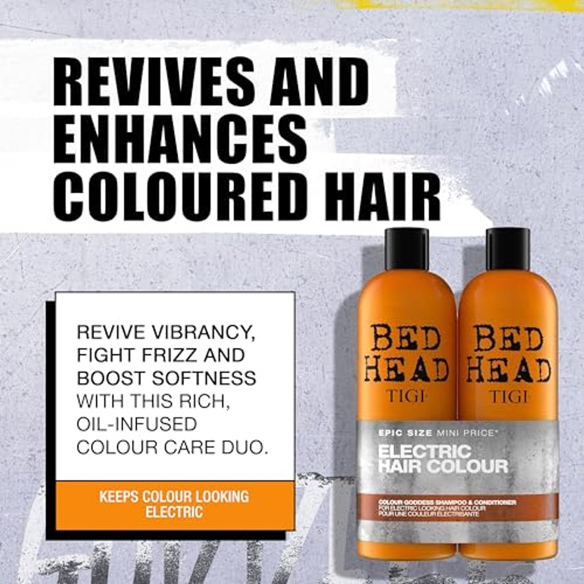 Bed Head by TIGI Colour Goddess Shampoo & Conditioner Set, 2 x 750 ml – TIGI