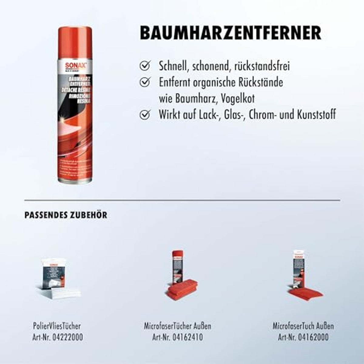 SONAX 390300 Boomharsverwijderaar 6 x 400 ml - Voordeelverpakking