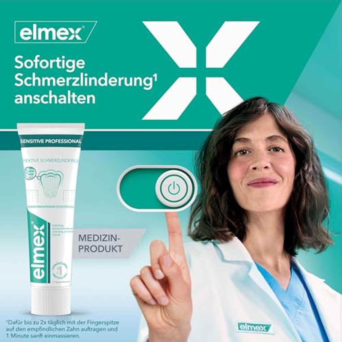 ELMEX Sensitive Professional tandpasta 3 x 75 ml - Voordeelverpakking