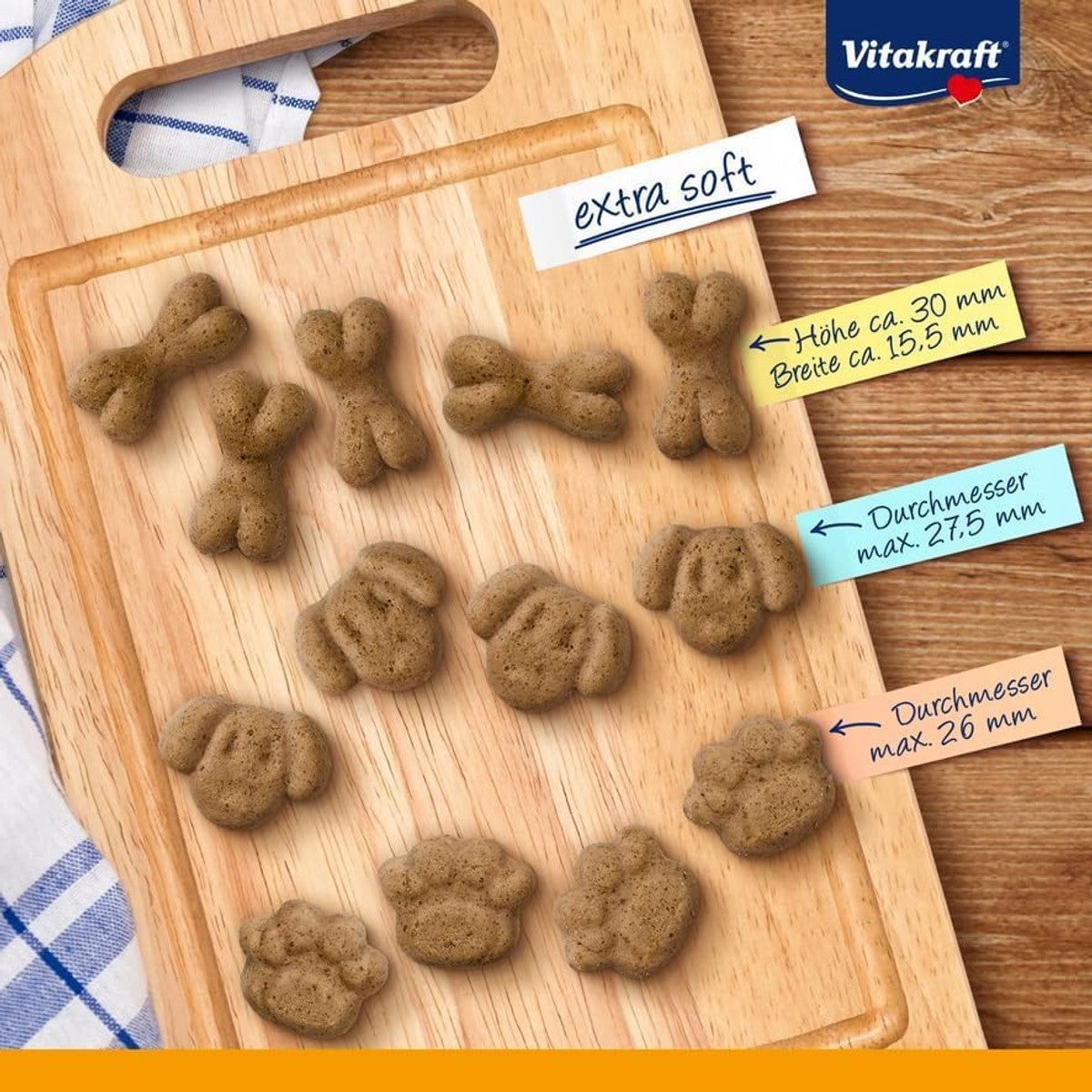 Vitakraft Noshies hondensnack kalkoen 1 x 90 g - 6-pack