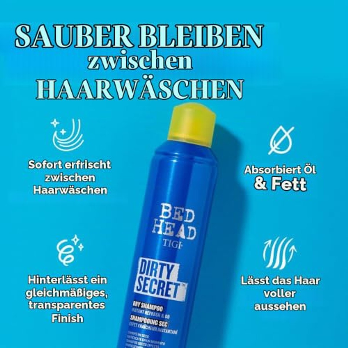 Bed Head by Tigi Dirty Secret Instant Refresh droogshampoo, 300 ml, kers – TIGI